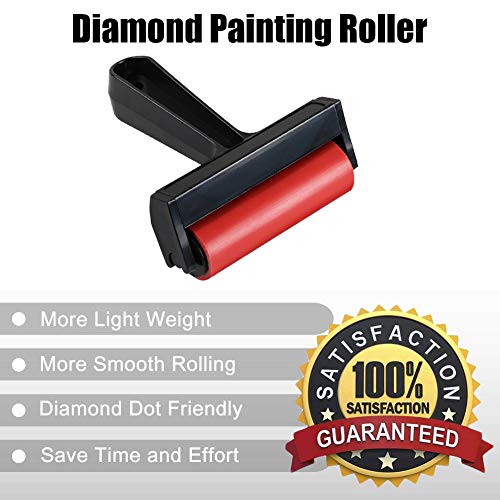 5D Diamond Painting Roller and Fix Tools,Unime Ideal Aligning Repair Pressing Accessories Tools for Full Drill Diamond Painting Kits for Adults (2 Pack)