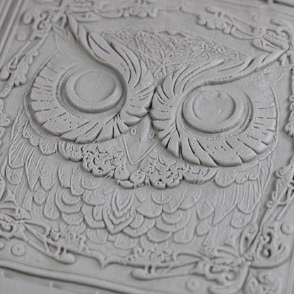 Owl Clay Texture Roller 4" for Polymer Clay - color: Owl Roller