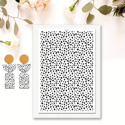 Polymer Clay Transfer Paper, 10 Pcs Leopard Print Shape Water Soluble Transfer Sheet for Polymer Clay for Polymer Clay Earrings Jewelry Making Disposable Stickers DIY Crafts 5.82X3.93 inch - color: Leopard