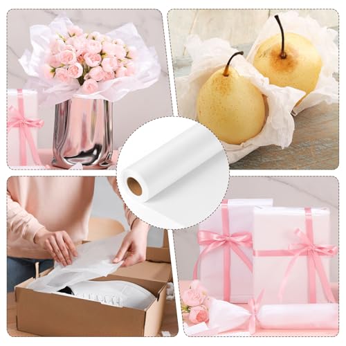 Tracing Paper Roll 24in x 50yd, White Trace Paper Pattern Paper Translucent Tracing Paper for Sewing, Drawing, Sketching, Gift Wrapping - size: 24in x 50yd