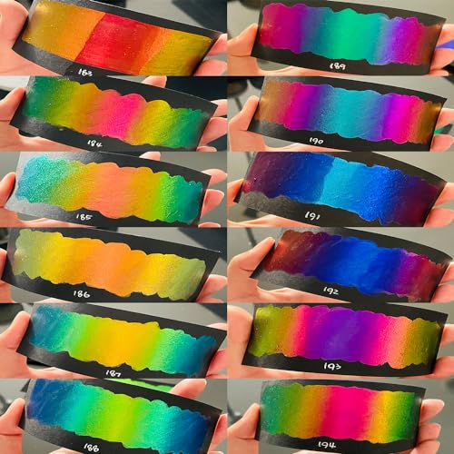 IUILE Handmade Watercolor Paints - Vivid Quarter Pan Set (12 colors) - color: Vivid