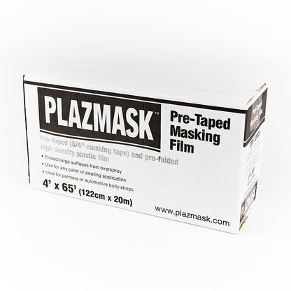 Pre-Taped Masking Film (4-Feet X 65-Feet, 12-Pack) - size: 4-Feet X 65-Feet, style: 12-Pack