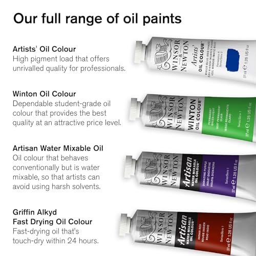 Winsor & Newton Winton Oil Color Paint, Intro Set, 6 x 21ml Tubes, Multicolor, 0.73 Fl Oz (Pack of 6) - style: Intro Set - 6 x 21ml