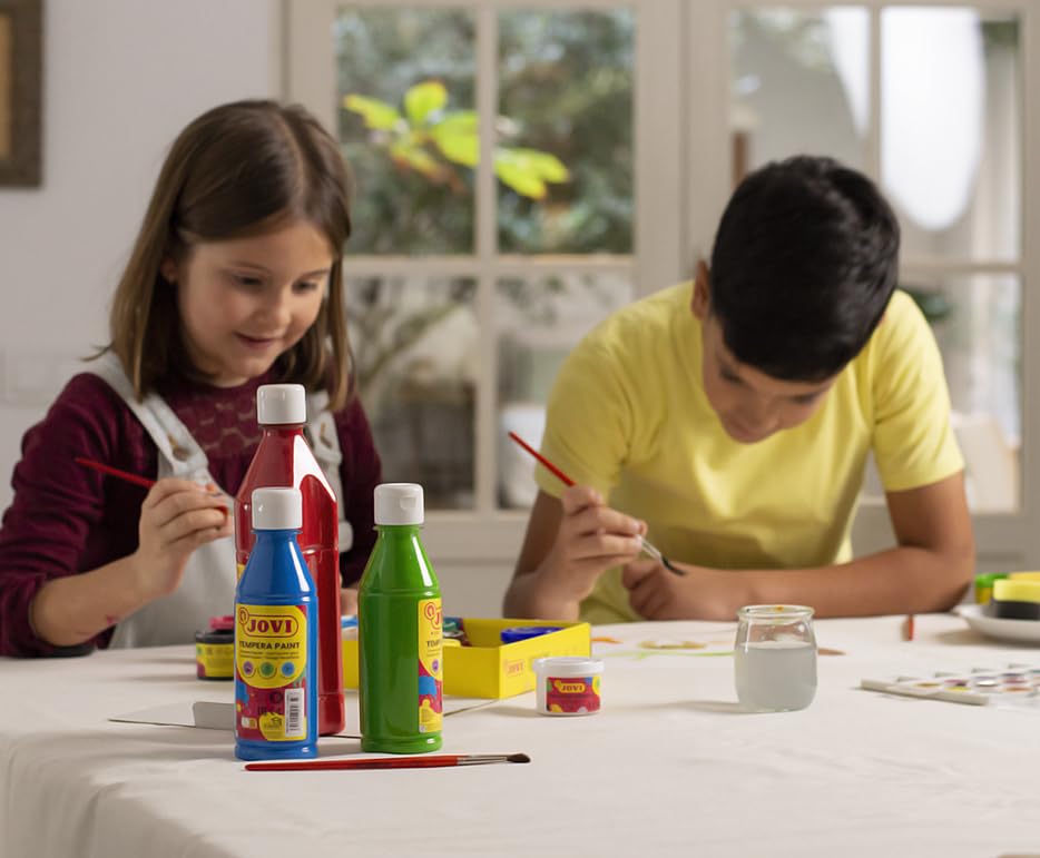 Jovi 724901 - School Tempera 35ML Assorted Colors - Box of 7 tins