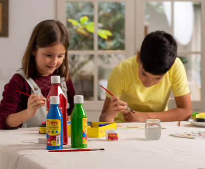 Jovi 724901 - School Tempera 35ML Assorted Colors - Box of 7 tins