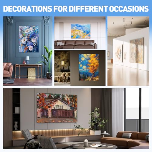 FUMILE Canvas for Painting 30x40, 4 Pack Large Stretched Canvas for Painting-5/8 in Profile Primed White Blank Painting Canvas Value Pack for Oil & Acrylic Paint - size: 30x40IN