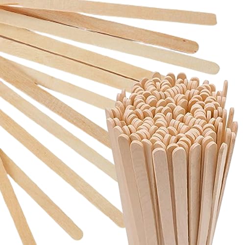 Perfect Stix Premium Wooden Coffee Stirrer Sticks, Thick Birch Wood 1000 Count, 5.5" Inches. Eco-Friendly Wooden Stirrers (5.5Inches / 1000PC) - size: Pack of 1,000ct