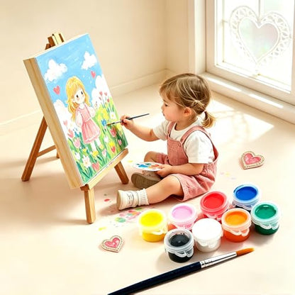 6 Pack Unfinished Blank Wood Panel Boards, Natural Wooden Painting Canvas for Oil, Acrylic Paint, Paint Pouring, DIY Art Crafts Projects (8 * 12inch) - size: 8*12inch