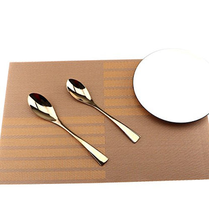 Silversmiths 20 Piece Beacon Flatware Set, Copper Mirror/Rose Gold, Service for 4 - size: 4-set-rose gold
