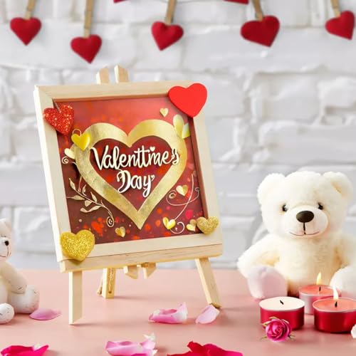 Wooden Art Panels for DIY Painting - Mother's Day Gifts, Christmas Crafts & Home Décor | 6x6 Inch Canvas Wood Boards, Unfinished Wooden Canvas for Adults(6-Pack) - size: 6*6-6