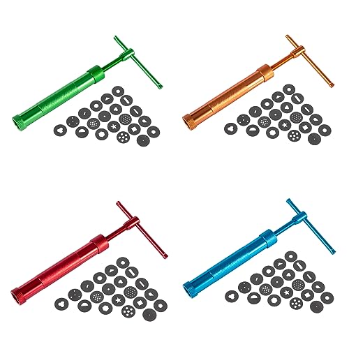 Stainless Steel Clay Extruder Sugar Paste Extruder Cake Fondant Decorating Tool Set Ceramics & Pottery Clay Extruders Mixers & Presses (Green) - color: green