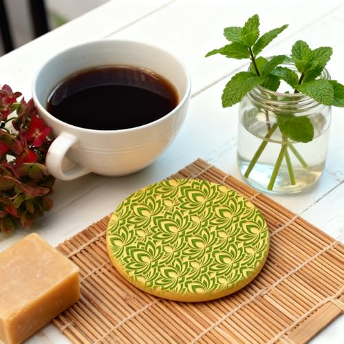 4 Sheets Retro Lotus Clay Texture Mat Mandala Pattern Polymer Clay Texture Sheets DIY Tools for Pottery Earring Jewelry Making Stamp Engraving Machines, 3.9x2.6inch - color: Retro Lotus