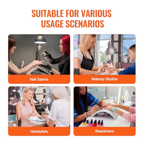 VEVOR Makeup Train Case Professional Makeup Storage Organizer Box Make Up Carrier for Women and Girls - style: Workbench Makeup Case