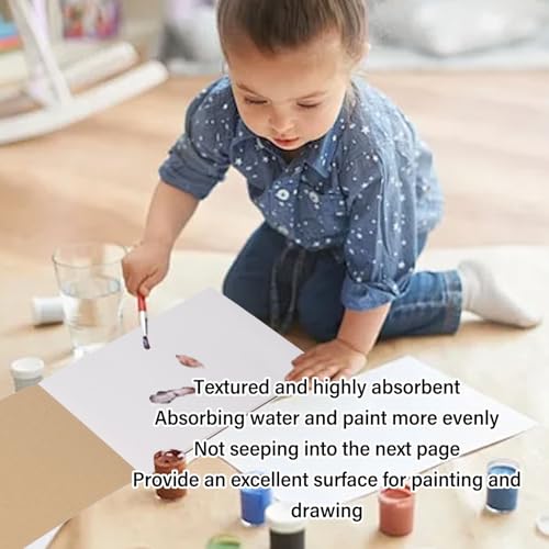 Marker Pad, Professional Textured 80gsm A4 Marker Paper Pad with 30 Sheets for Artists Beginners and Kids Ideal for Drawing Painting Sketching