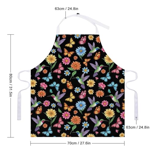 Chef Bib Apron for Restaurant, Anti-Stain with Pocket Adjustable, Cooking Dishwashing Lab Use - color: Style (548)