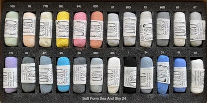 FineArtStore Diane Townsend Handmade Soft Pastel Sets - Sea and Sky Set of 24 Pastels