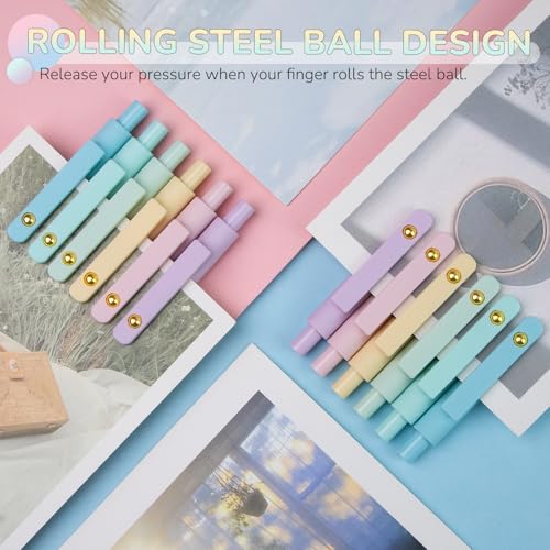 YOXMJDB Gel Pens, 12 Pcs 0.5mm Fine Point Smooth Writing Pens Japanese Cute Pens, High-End Series Black Ink Pens for Journaling Note Taking, School Office Supplies for Women Men (12 Pcs Ombre) - color: 12 Pcs Ombre