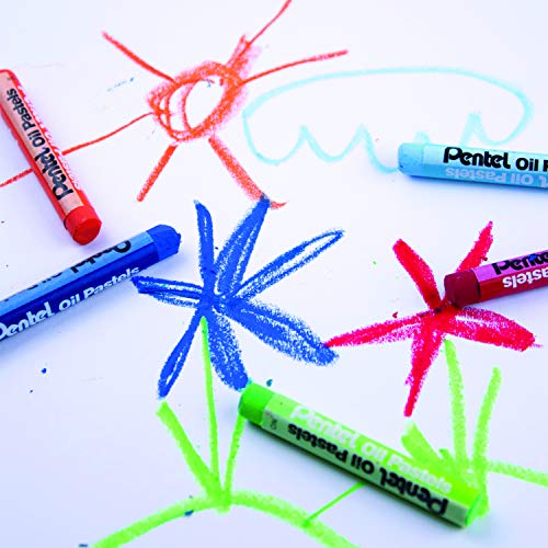 Pentel Arts Oil Pastels, 16 Color Set (PHN-16)(Pack of 96, 1536 Count Total) - size: 1 Count (Pack of 1536)