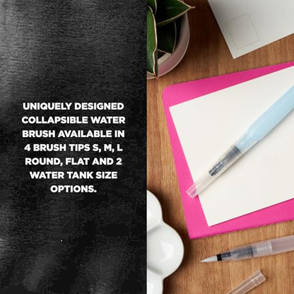 SAKURA Koi Water Color Brush 4-ml Tank, Large Round Brush 38552 - size: 4 ml (Pack of 1)