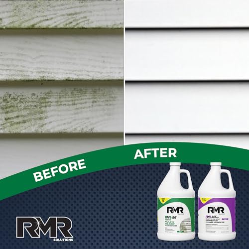 RMR Brands DIY Mold Remover Bundle - Complete Mold Killer & Stain Remover Bundle - Mold and Mildew Prevention Kit, Disinfectant Spray, Includes 2-1 Gallon Bottles - size: 128 Fl Oz (Pack of 2)