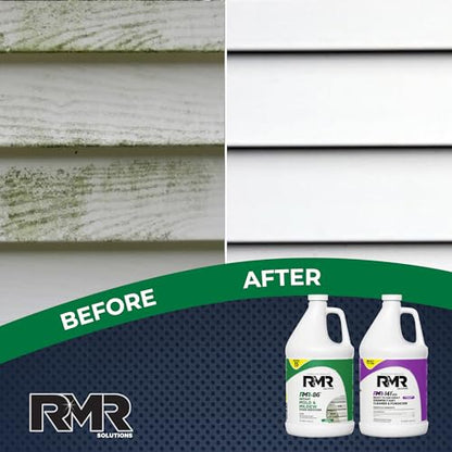 RMR Brands DIY Mold Remover Bundle - Complete Mold Killer & Stain Remover Bundle - Mold and Mildew Prevention Kit, Disinfectant Spray, Includes 2-1 Gallon Bottles - size: 128 Fl Oz (Pack of 2)