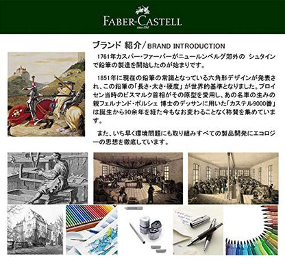 Faber-Castell (ファーバーカステル) Oil-Based Color Pencils - 48 Colors - Red Can [Parallel Import] FC115848ffa