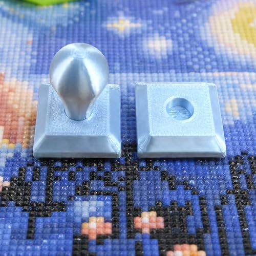 POETRYDRAW Diamond Art Painting Embossing Roller 3D Printing Diamond Art Painting Seal Press Diamond Art Painting Roller Tool Set for Multi-Color Square & Circular Drills (Lake Blue Gradient) - color: Lake Blue Gradient
