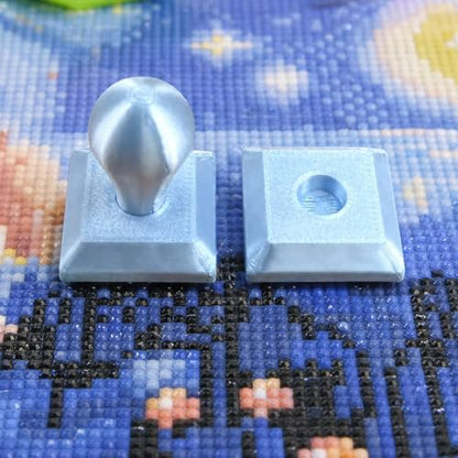 POETRYDRAW Diamond Art Painting Embossing Roller 3D Printing Diamond Art Painting Seal Press Diamond Art Painting Roller Tool Set for Multi-Color Square & Circular Drills (Lake Blue Gradient) - color: Lake Blue Gradient