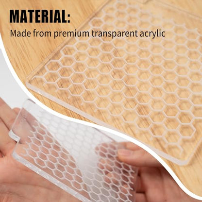 KALAIEN 3 Pack Cookie Embosser Set, Fondant Impression Mats Acrylic Embosser for Fondant Stamps, Texture Sheets for Polymer Clay, Chocolate, Cupcake Topper, Fondant Molds-Style 1 - color: Style 1