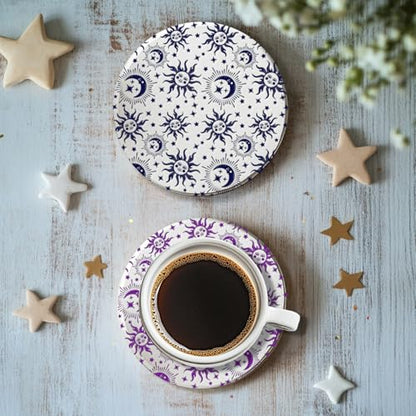 CHGCRAFT Sun Moon Stars Polymer Clay Texture Sheets Silicone Texture Stamp Clay Texture Mat Modeling Pattern Pad Texture Sheets for Jewelry and Clay Earrings Tools, 5.5x5.5 inch - style: Sun Moon