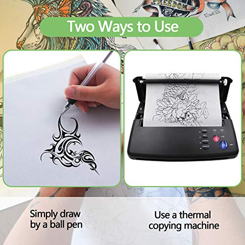 Tattoo Transfer Paper, 35 Sheets Tattoo Stencil Transfer Paper for Tattooing - size: 35 SHEETS