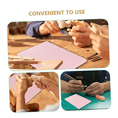 Veemoon 4pcs Carving Rubber Blocks for Crafts Soft Material for Stamp Making for Beginners and Professionals Lightweight and Portable Carving Supplies