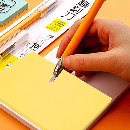 Yellow Rubber Carving Block for Custom Stamp Making Lightweight DIY Craft Mat Artists Teachers Enthusiasts - color: Yellow