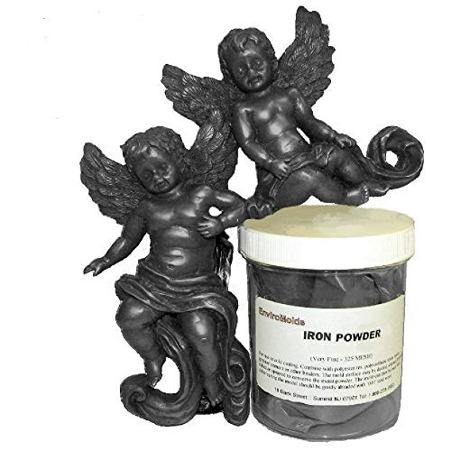 Fine Iron Powder for Cold Casting and Molding - Polyurethane Resin for Making Sculptures and Statues | Home and Office Decors - 1 Lb/325-mesh