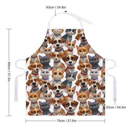 Chef Bib Apron for Restaurant, Anti-Stain with Pocket Adjustable, Cooking Dishwashing Lab Use - color: Style (552)