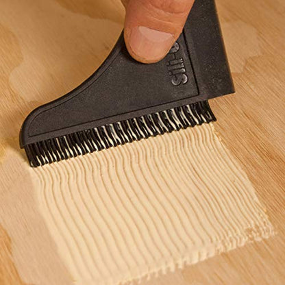 Sili Glue Brush Kit & Sili Tray with Roller, Reusable Small Brushes for Crafts, Arts & Hobby