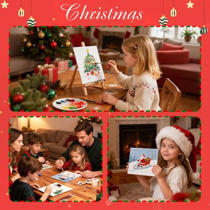 Simetufy 30 Pack 8x10 Inch Painting Canvas, Blank Cotton Canvas Panels Bulk Value Pack for Party, Acrylics Oil Watercolor Tempera Paints - size: 8"x10"