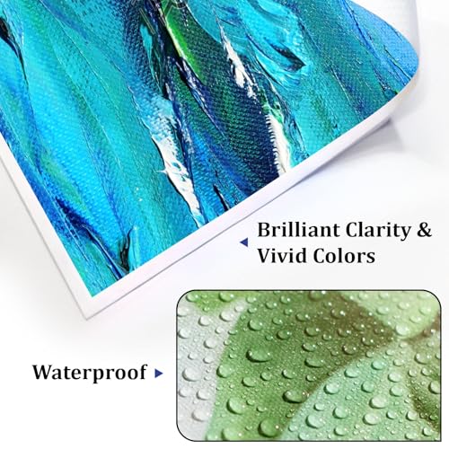 Premium Polyster Canvas Roll, Canvas Paper for Printing, Quick Dry, Wide Format Inkjet Printer Compatible, Paper Roll, Perfect for Fine Art, Photography, Giclée Printing, Archival Quality Prints - size: 24"x60' 420GSM Cotton
