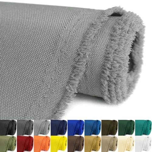 Waterproof Canvas Fabric by The Yard 58inch 600D Upholstery Material Polyester Fabric Outdoor Water Resistant Fabric for Sewing Chair Patio Cushion Purse Bag Interior, 12 Yard Silver Grey - color: Silver Grey, size: 12 Yard