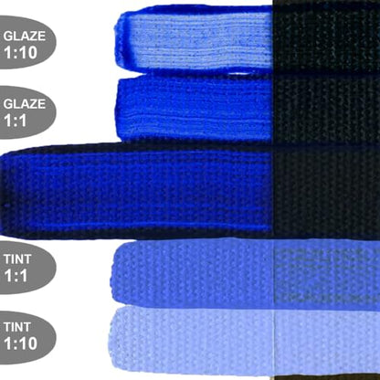 GOLDEN OPEN Slow-Drying Acrylics, Ultramarine Blue, 2 fl oz. tube, Professional Acrylic Paint, Semi-Transparent - color: Ultramarine Blue, size: 2 Fl Oz (Pack of 1)