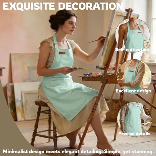 CAKETIME Colorful Silicone Leather Aprons for Women Waterproof Cleaning Cooking Baking Kitchen Bids Mother Chef Funny Gifts - color: Black