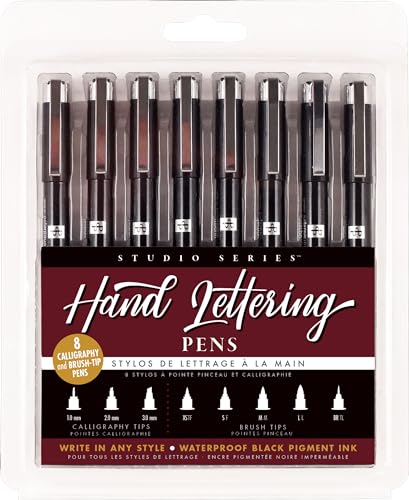 Studio Series Hand Lettering Pens (Set of 8 pens)