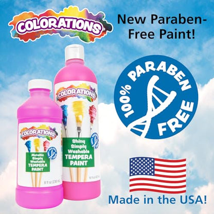 Colorations Simply Shiny Washable Tempera, Magenta - 16 oz. - color: Magenta