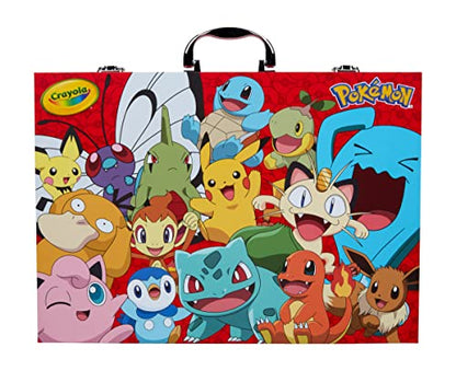 Crayola Pokémon Imagination Art Set (115pcs), Kids Art Kit, Coloring Supplies, Pokemon Toys, Pokemon Gift for Boys & Girls, Ages 5+ - style: Pokemon