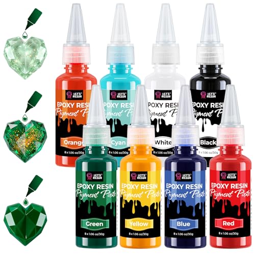Bundle of 26 Colors Alcohol Ink and 8-Color Epoxy Pigment Paste