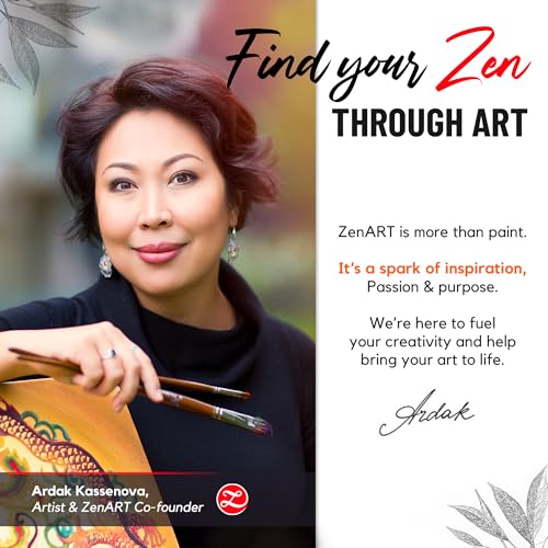 ZenART Professional Oil Paint Set - 8 x 50ml Leak-Proof Tubes - Non-Toxic, Creamy, Rich Pigmented Art Paints, Essential Primary Color Palette - Easy to Mix Lightfast Oil Paints for Artist & Beginners - color: Essential Palette (Primary Colors) – 8 × 1.7oz