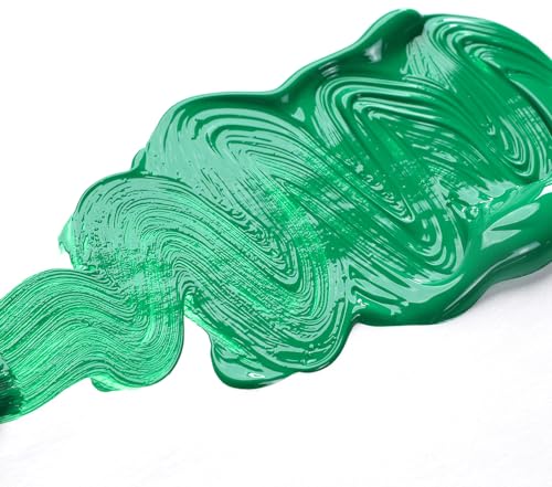 GOLDEN OPEN Slow-Drying Acrylics, Permanent Green Light, 5 fl oz. tube, Professional Acrylic Paint, Opaque - color: Permanent Green Light, size: 5 Fl Oz (Pack of 1)