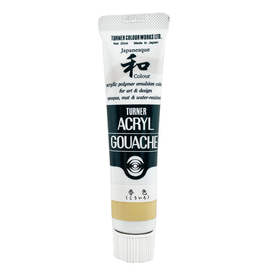 Turner Colour Works Acryl Gouache Artist Acrylic Paint - Single 20 ml Tube - Antique Gold - color: Antique Gold, size: 0.7 Fl Oz (Pack of 1)