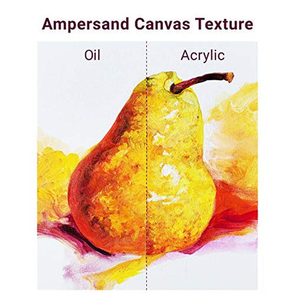 Ampersand Artist Panel Canvas Texture Surface for Painting, 1.5 Inch Cradle, 8X8 Inch (APC15088) - size: 8X8, style: 1-1/2" Cradled