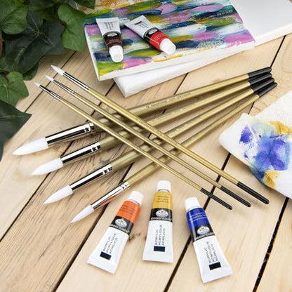 Snowhite Royal and Langnickel Brush Set, Filbert, 7-Piece - style: Filbert